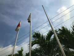 社旗、国旗！